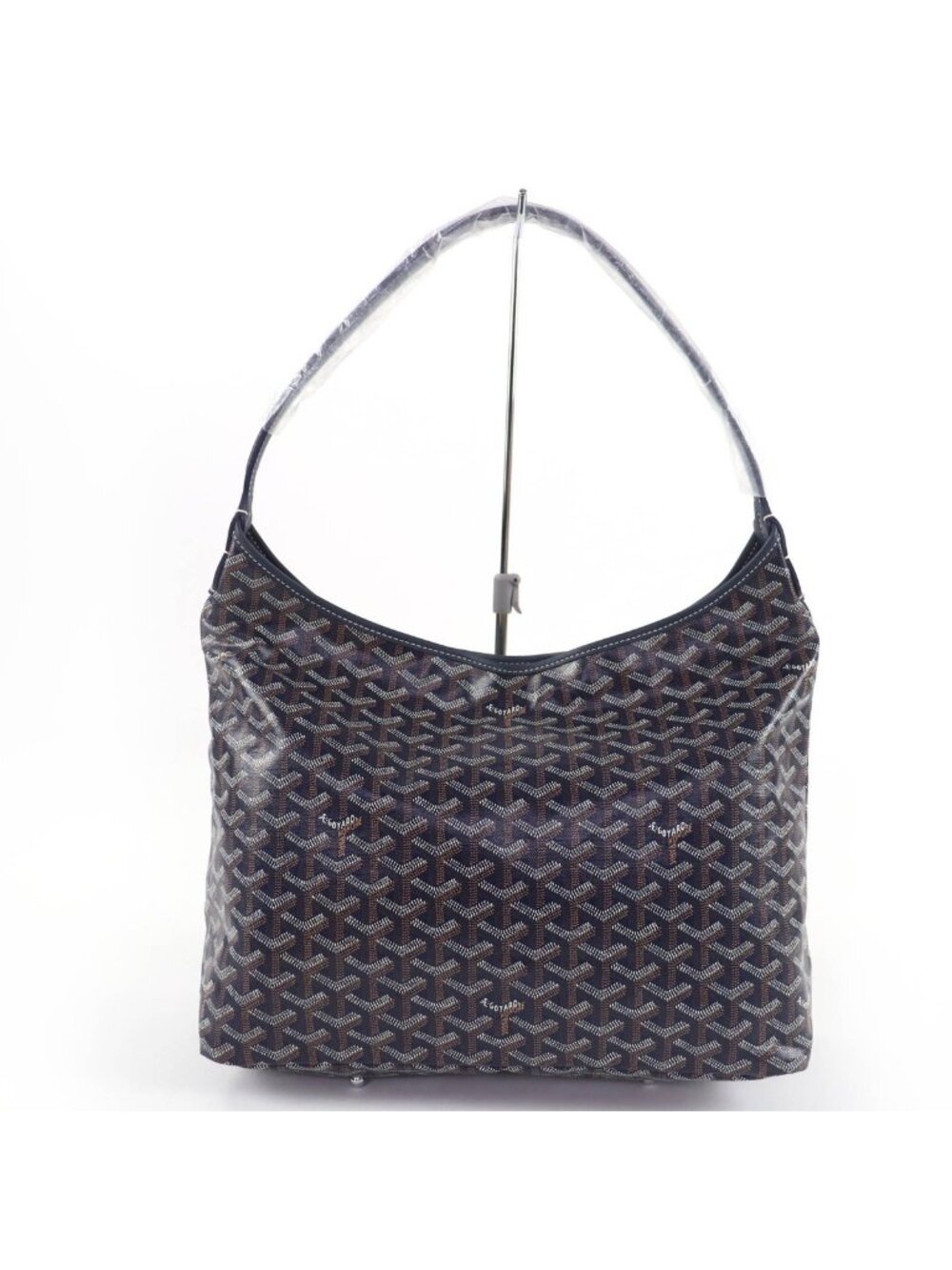 Goyard Boheme Hobo in Canvas Shoulder Bag Navy